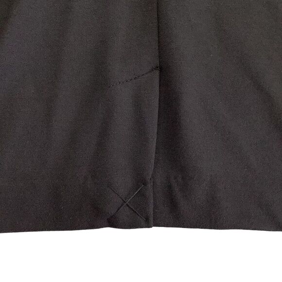 Carmen Marc Valvo Roma Midi Dress Women's 10 Sheath Ruffle Sleeveless Stretch - Picture 12 of 14